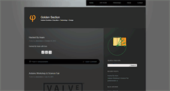 Desktop Screenshot of goldensection.cc